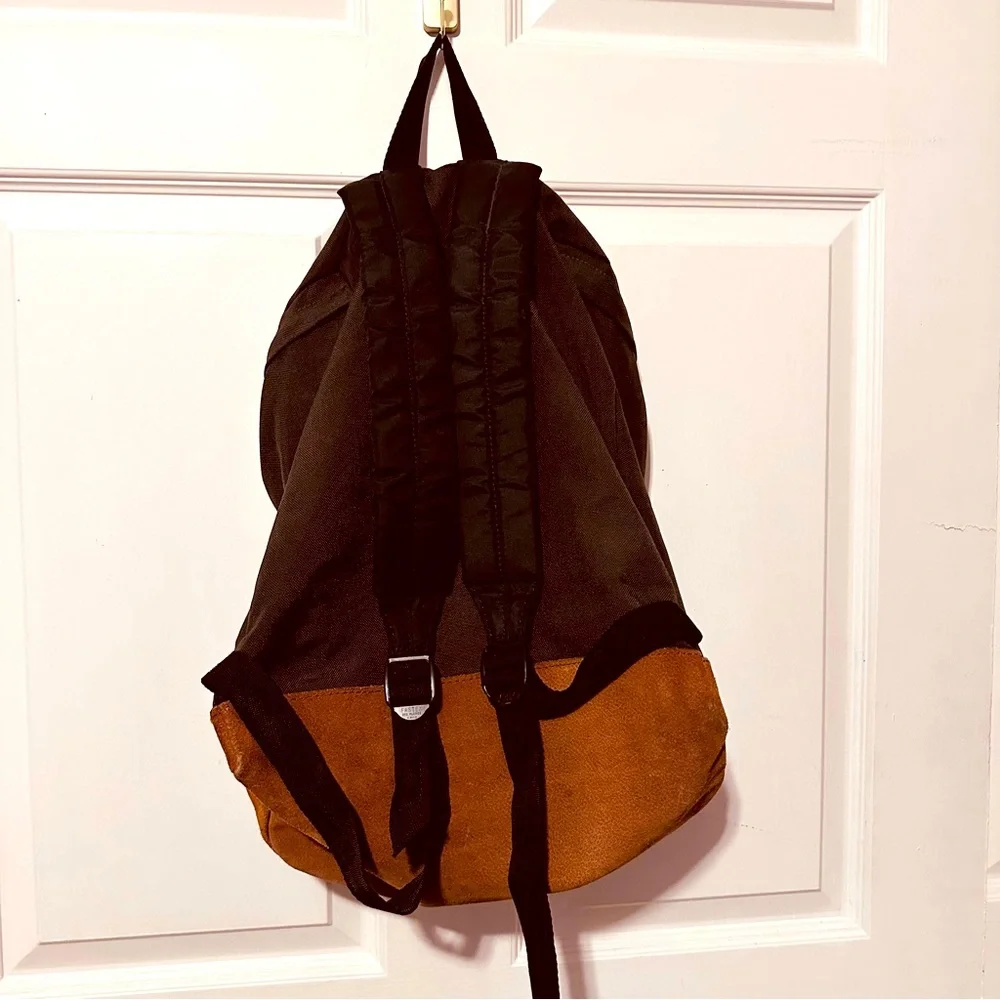 Eastpack | Backpack | Eastpack Backpack Olive Green with Brown Suede